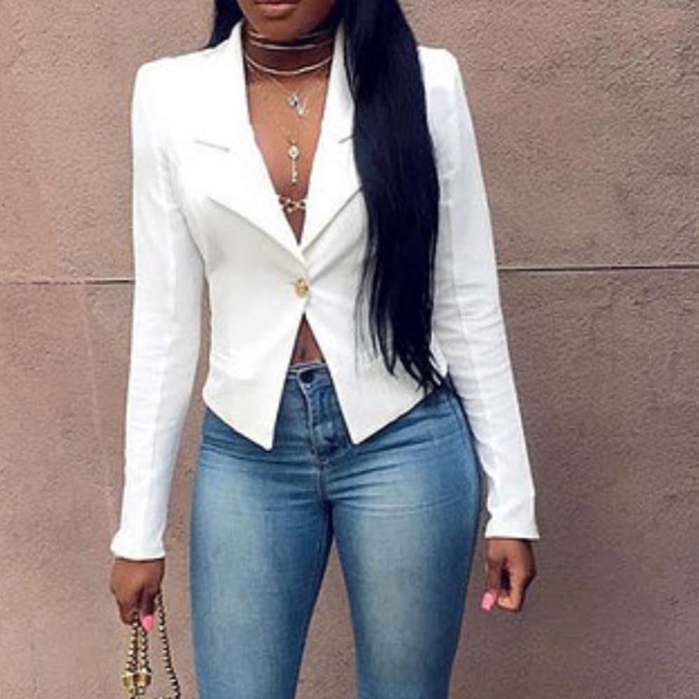 White Gold Blazer